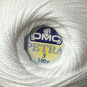 DMC Petra Crochet Thread - Colour: B5200 - Cotton - Size 3 - 100g - Picture 1 of 1