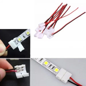 Welding for 3528/5050 2 Pin Led Strip Adapter Single Color PCB Connector Cable - Picture 1 of 6
