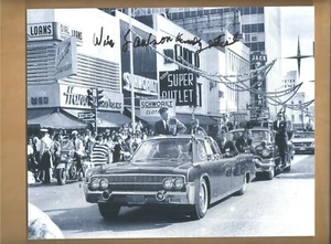 Winston Lawson "JFK Dallas Motorcade" Autographed 8x10 Picture Kennedy Detail - Bild 1 von 1