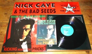 NICK CAVE BAD SEEDS ~ KICKING AGAINST ~ FULLY SIGNED UK MUTE 1ST PRESS LP 1986 - Picture 1 of 12