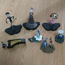 Corpse Bride Figure Lot of 7 3.5in~5in Emily Victor Victoria Skeleton Boy Girl 