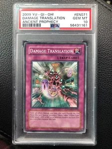 2009 Yu-Gi-Oh! Damage Translation Ancient Prophecy #EN071 PSA 10 - Picture 1 of 3