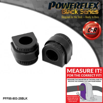 Powerflex Black Frente Casquillos Arb 25mm Para VW Tiguan MK2 2017-ON - Imagen 1 de 4