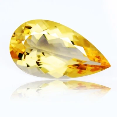 Flawless Natural Beryl 5.53ct Pear Cut Golden Yellow Color Mined at Brazil - Image 1 of 4