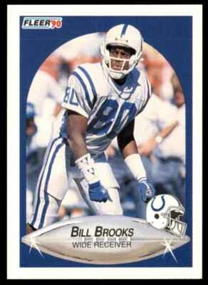 1990 Fleer Bill Brooks Indianapolis Colts #229 - Image 1 of 2