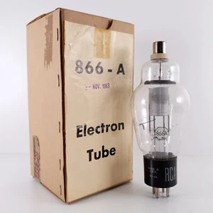 TUBO RCA 1 X 866A. NOS/NUOVO CON SCATOLA DI ALTA QUALITÀ. AE #ENA - Foto 1 di 6