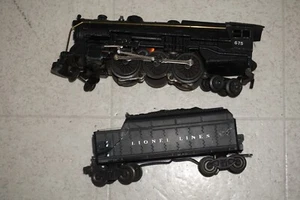 Vintage Postwar Lionel 675 Steam Locomotive & 6466WX Whistle Tender - Picture 1 of 16