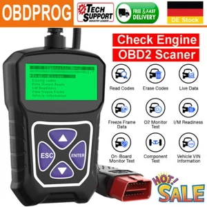 Profi KFZ OBD2 Diagnosegerät Auto Scanner Fehler Auslesegerät EOBD Codeleser