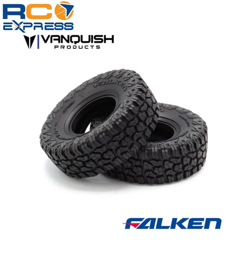 Vanquish 10104 Red Compound Falken Wildpeak R/T 4.19 1.9" Tires (Pack of 2)