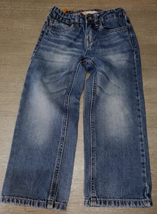 BOYS LEE STRAIGHT DENIM JEANS size small adjustable waist cotton SUPER CONDITION - Picture 1 of 2