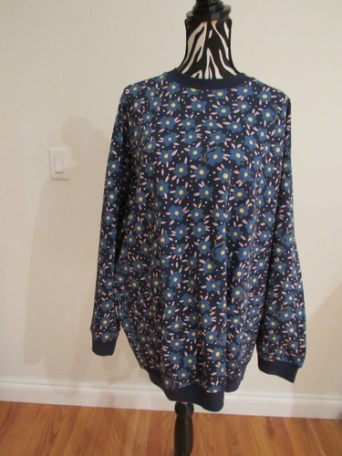 Felpa pullover girocollo floreale multicolore Love Moschino nuova con etichetta taglia:L