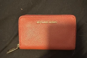 Small Pebbled Leather Wallet Michael Kors Slightly used - Picture 1 of 4
