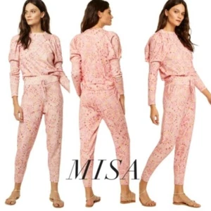 NWT MISA Los Angeles Lux Cotton/Silk Lounge Coord Set - Picture 1 of 8