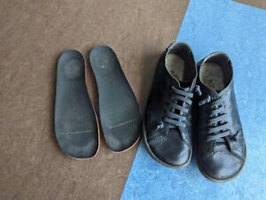 CAMPER "Peu Cami" Damen Schuhe Sneaker Halbschuhe Echt-Leder gr. 37 schwarz