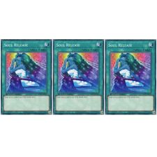 YuGiOh! 3 x Soul Release - SGX3-ENF14 Common 1st Edition - Playset