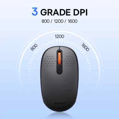 Mouse Bluetooth Wireless Computer 1600DPI Silent Mouse with 2.4GHz USB - Image 1 of 4