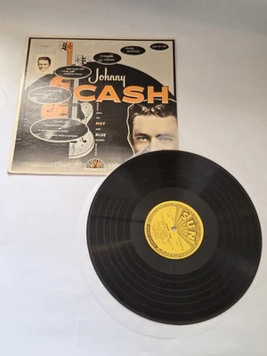 Johnny Cash; With His Hot Blue Guitar!, Sun Records, LP 1220, Original, 1957, VG - Image 1 of 4