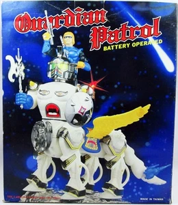 Guardian Patrol - Robot Marcheur Mécanique Lumineux avec Figurine Sectaurs - Son - Afbeelding 1 van 9