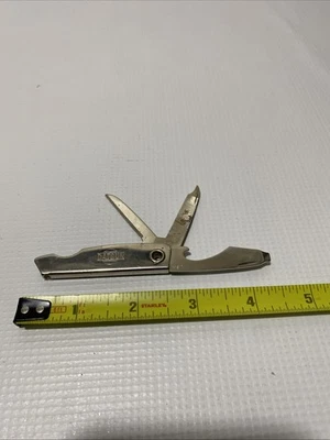 Llavero multiherramienta mini cuchillo Datsun de colección hecho en EE. UU. a5 Foto 1 de 4