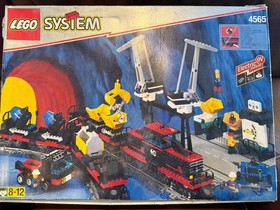 Lego Freight Train 9v 4565 Complete Set with Box and Instruction Manual