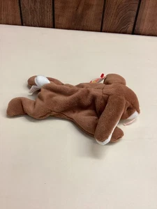 Juguete de peluche vintage Ty Beanie orejas de bebé conejito conejo 1995 con etiquetas - Imagen 1 de 9