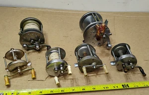 Carretes de pesca vintage Pflueger 2068 Atlas, Shakesphere, Fleetwing Ocean City 6 piezas - Imagen 1 de 22