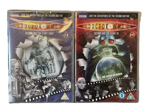 Doctor Who DVD Files 2nd Doctor Patrick Troughton Cybermen x 2 DVDs New & Sealed - Picture 1 of 9