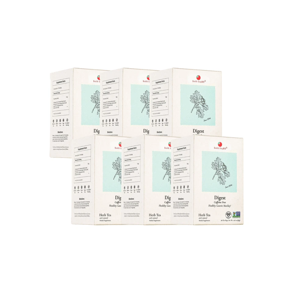 Digest Herb Tea - de Health King (6 cajas de 20 bolsitas de té cada una) Foto 1 de 1