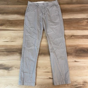 J Crew Broken-In Chino Pants Mens 31x32 Gray Casual Cotton - Picture 1 of 10