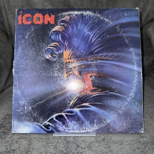 ICON Self Titled LP Vinyl 1984 PLUS Icon Night Of The Crime Vinyl See Desc - Picture 1 of 14