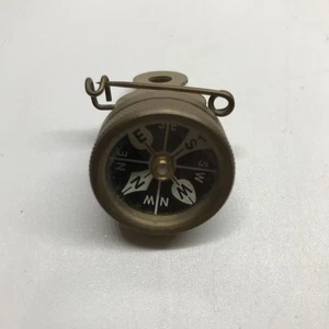 Pin de canicas vintage en brújula de latón funciona con precisión - Imagen 1 de 7