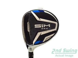 TaylorMade SIM MAX-D Fairway Wood 5 Wood 5W 19° Graphite Regular Left 43.5in - Picture 1 of 10