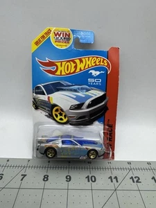 2014 Hot Wheels - 50 Years Mustang - '13 Ford Mustang GT (Silver) - Picture 1 of 5