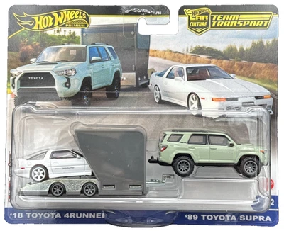Hot Wheels 2025 командный транспорт '18 Toyota 4Runner/'89 Toyota Supra VHTF! - Изображение 1 из 4
