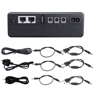 Ups Backup Battery Uninterrupted Battery Mini Router Optical Cat Monitoring Safe - Picture 1 of 15
