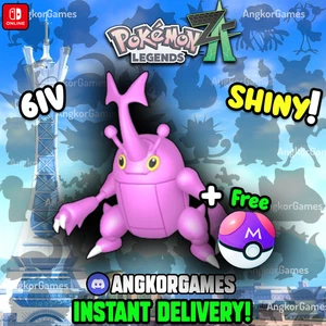 ✨ Shiny Heracross ✨ 6IV ✨ level 5 ✨ Pokemon Legends ZA - Picture 1 of 3