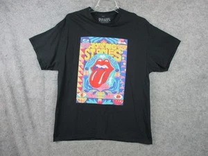 Rolling Stones Shirt Men Extra Large Black 2022 Tour Madrid Spain Sixty Tour Tee - Picture 1 of 9