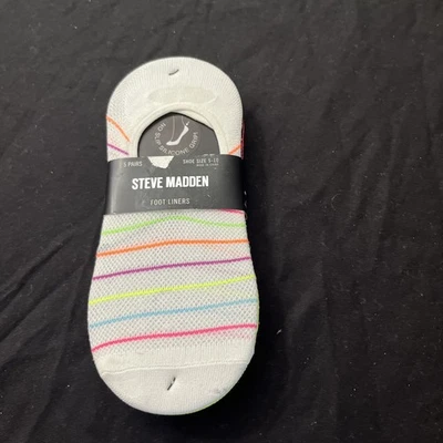 Steve Madden 5 Pairs  Women’s Size 5-10 Mixed Patterns Super Soft Foot Liners - Image 1 of 4