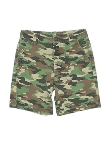 Janie and Jack Girls Green Khaki Shorts 8 - Picture 1 of 2