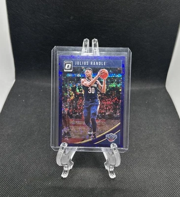 Camiseta deportiva 2018-19 Panini Donruss Optic Purple Fast Break Julius Randle/95 #37 partido Foto 1 de 3
