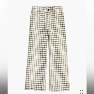 MADEWELL The Emmett Pantalón Pierna Ancha a Cuadros Ventana Dolor Crema Negro Talla 30 - Imagen 1 de 5