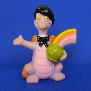 VINTAGE DISNEY FIGMENT DRAGON PVC FIGURE FIGURINE EPCOT WORLD RAINBOW 2.5" 1982 - Picture 1 of 5