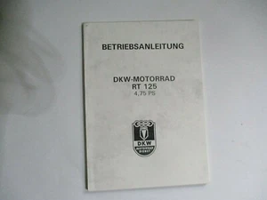 DKW Motorrad RT 125 Betriebsanleitung Anleitung Handbuch - Bild 1 von 1
