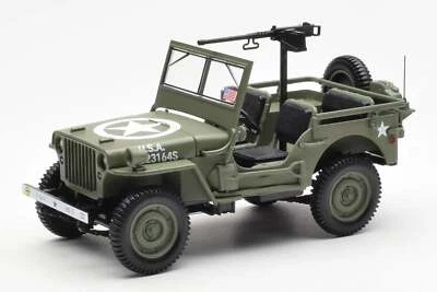 1:18 Jeep Willys Cabriolet US Army D-Day Normandy 1944 - Military Green -- NOREV - Image 1 of 4