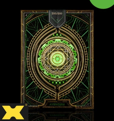 Doctor Strange (Green Paper) Gilded Edition Playing Cards by Card Mafia - Image 1 of 4