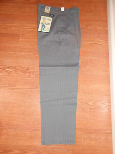 Mens Levi's Sivler Tab Collection 31x32 Chinos Dress Pants Slacks Grey Striped!
