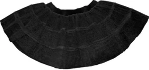 Black Tutu Skirt V Plain Net Stripe women girls birthday dance party night out - Picture 1 of 20