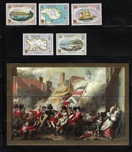 British Jersey: 1978; Good set + Souvenir Sheet, French revolution, MNH, EBB010 - Picture 1 of 1
