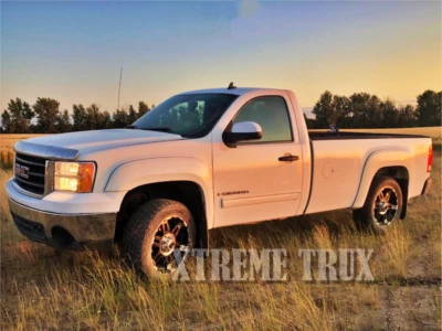 Juego de llamaradas de guardabarros pintables negras 07-13 GMC Sierra 1500 estilo OE camas de 6,5' 8' Foto 1 de 4