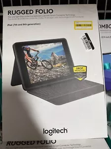 Logitech Rugged Folio per iPad (7a e 8a generazione) - Grafite NUOVO - Foto 1 di 1